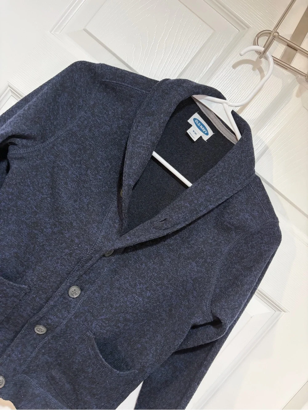 OLD NAVY Kid’s Dark Navy Shawl Collar 5 Button Cardigan Jacket